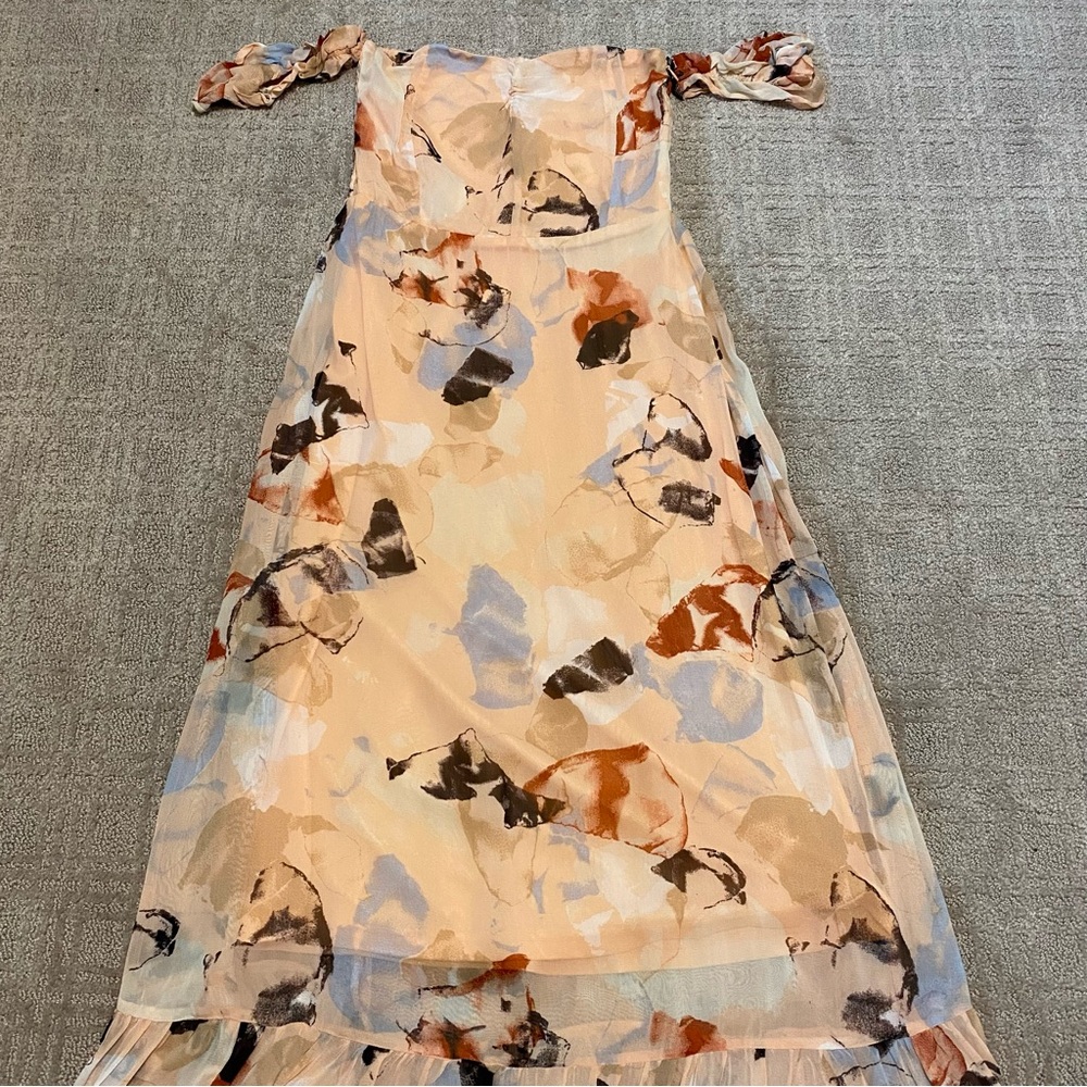 {Y.A.S | ASOS} Summer Maxi Dress | Abstract Floral Print ~ Size Small - Picture 2 of 16
